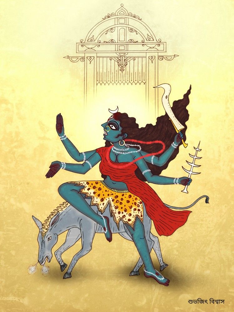 Kalaratri Devi Navratri Day 7 Worship – Tithi, Bhog, Flowers, Mantra, Stotra, Stuti, Dhyan, Prarthana & Aarti Guide - featured image