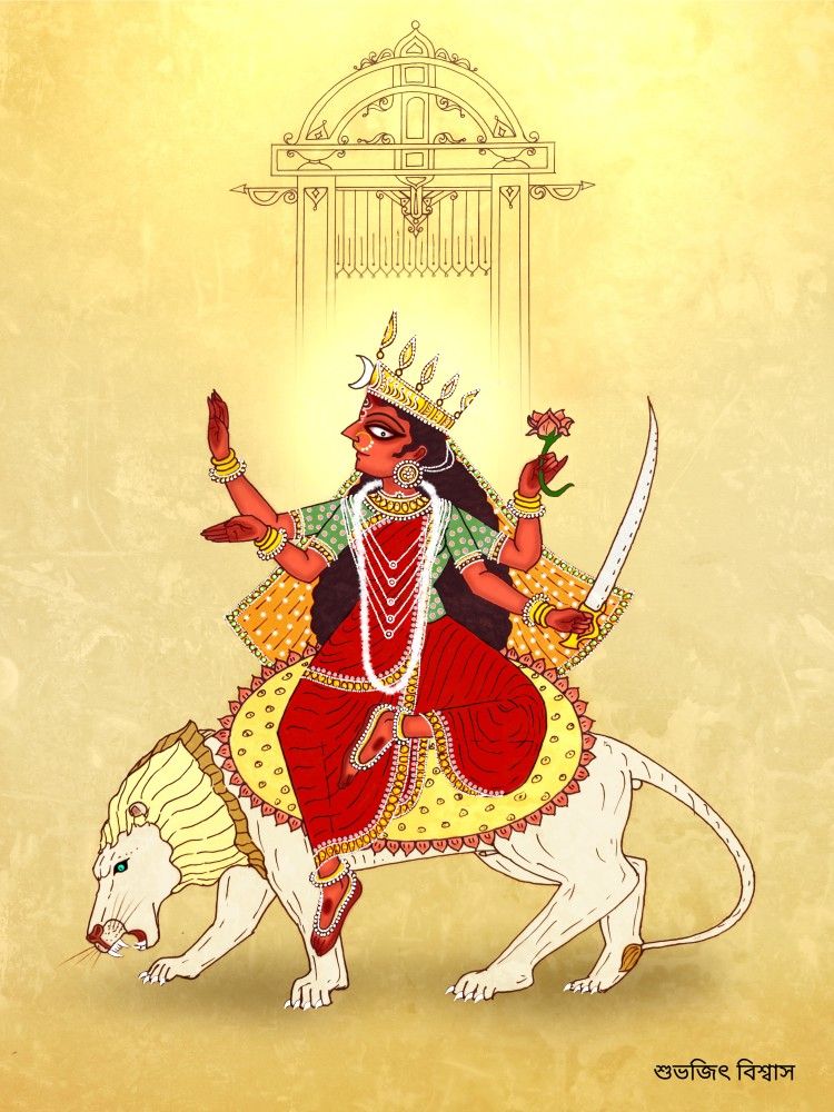 Katyayani Devi Navratri Day 6 Worship – Tithi, Bhog, Flowers, Mantra, Stotra, Stuti, Dhyan, Prarthana & Aarti Guide - featured image