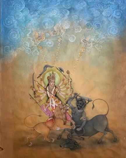 Wallpaper Image for 'दुर्गा द्वात्रिंश (३२) नाम माला स्तोत्र - [32 Names] Maa Durga Dwatrimsha Namavali Stotra Sanskrit Lyrics'