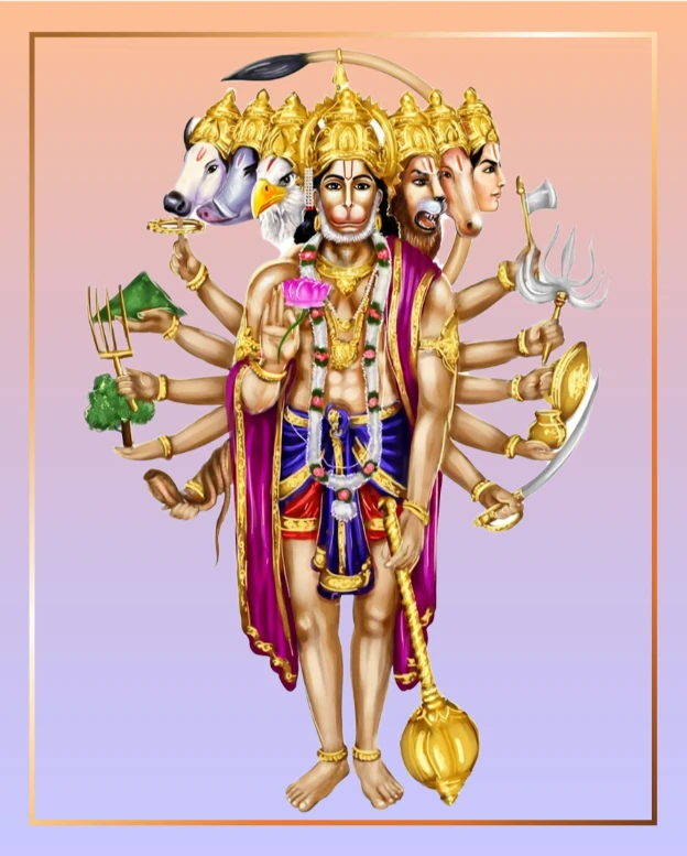 सप्तमुखी हनुमान कवच स्तोत्र - Saptamukhi Hanumat Kavach Stotra Sanskrit Lyrics