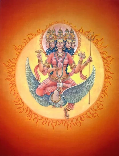 Wallpaper Image for 'गायत्री लहरी - Gayatri Lahari Sanskrit Lyrics'