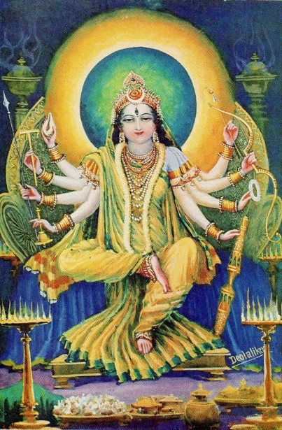 Wallpaper Image for 'महा सरस्वती स्तव (अश्वतर ऋषि कृत स्तोत्र) - Maha Saraswati Stava Sanskrit Lyrics For Knowledge, Creativity'