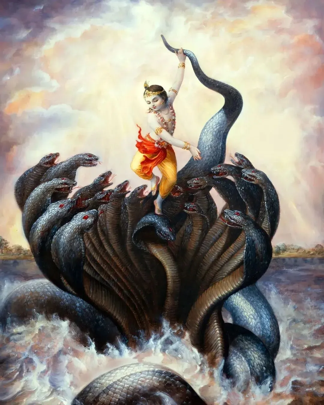 आलोकये श्री बालकृष्ण - Alokaye Shri Balakrishnam Sanskrit Lyrics