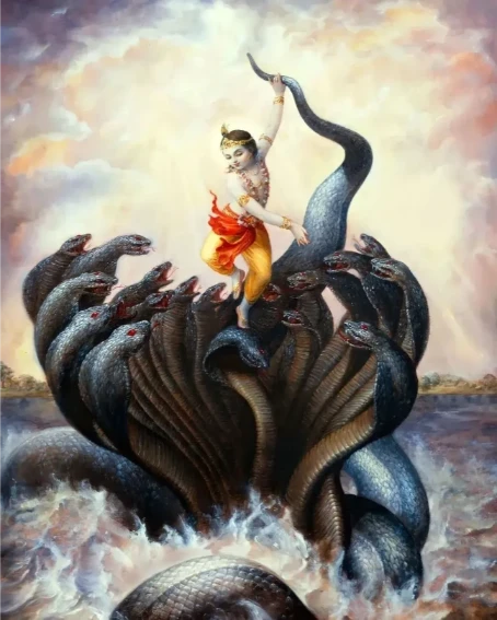 Wallpaper Image for 'आलोकये श्री बालकृष्ण - Alokaye Shri Balakrishnam Sanskrit Lyrics'