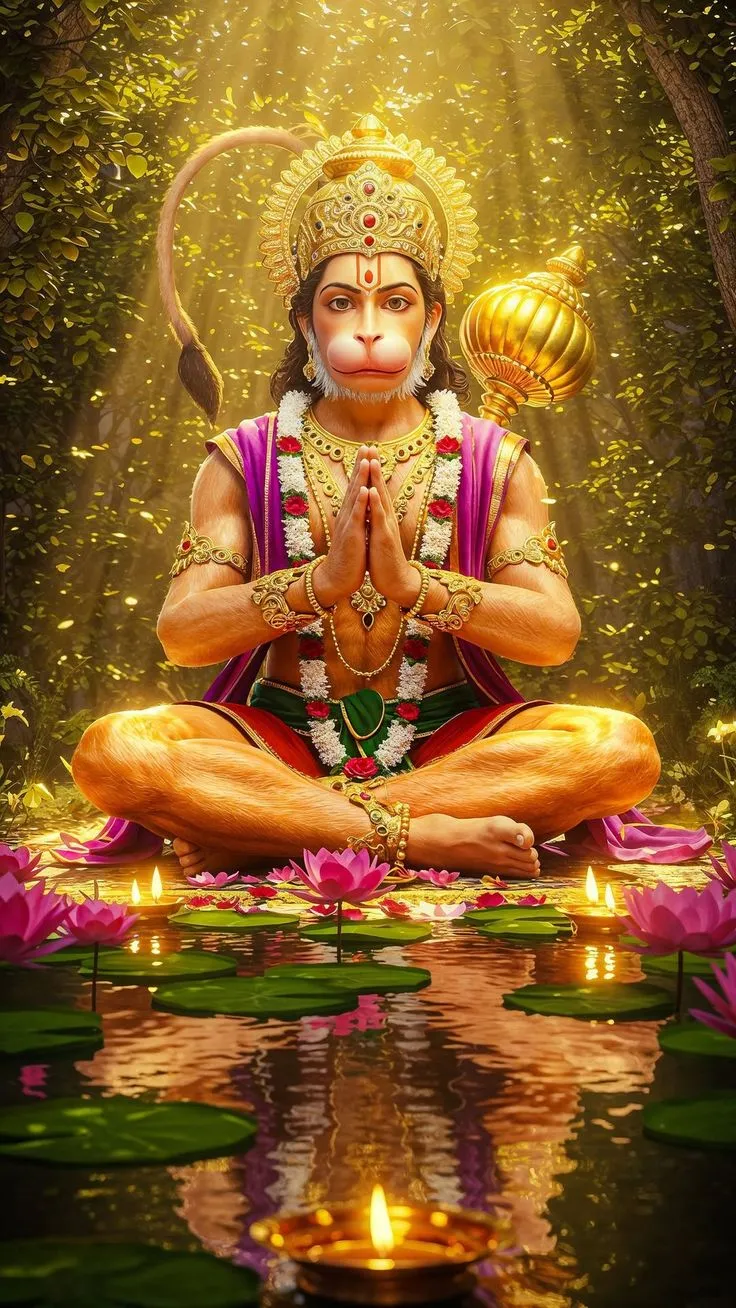 आञ्जनेय सहस्त्रनाम स्तोत्र (हनुमान जी के १००० नाम) - Anjaneya Sahasranama Stotram (1000 Names of Lord Hanuman) Sanskrit Lyrics