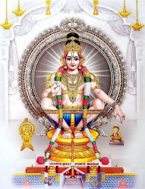 अय्यप्पा अष्टोत्तरशतनाम स्तोत्र (१०८ नाम) - 108 Names Ayyappa Ashtottara Shatanama Stotram Sanskrit Lyrics