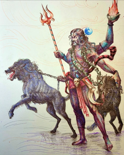 Wallpaper Image for 'भैरव चालीसा पाठ हिन्दी में - Shri Bhairav Chalisa Paath Hindi Lyrics'