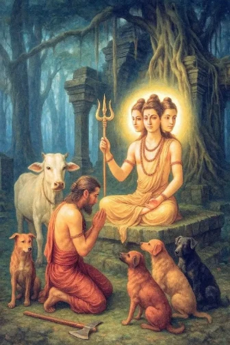 Wallpaper Image for 'दत्त (दत्तात्रेय) षोदशि स्तोत्र - Datta (Dattatreya) Shodashi Stotra Sanskrit Lyrics'