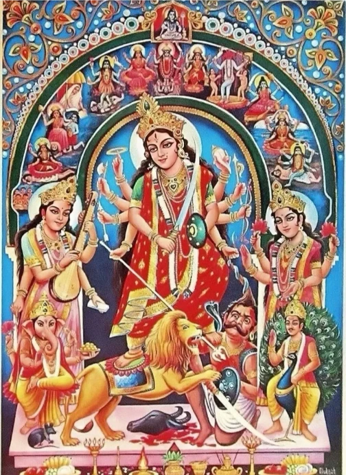 Wallpaper Image for 'दुर्गा देवी पंचरत्नम स्तोत्र - Durga Devi Pancharatnam Stotra Sanskrit Lyrics'