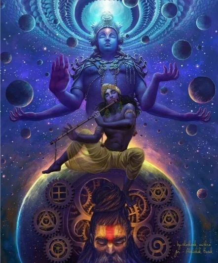 Wallpaper Image for 'एक श्लोकी विष्णु सहस्रनाम अर्थ सहित - Ek Shloki Vishnu Sahasranamam Sanskrit Lyrics with Meaning'