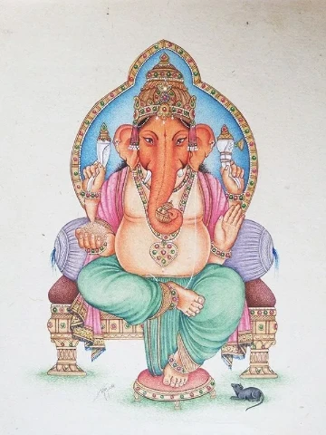 Wallpaper Image for 'गणेश द्वादश नाम स्तोत्र (गणपती जी के १२ नाम) - Ganesha Dwadash Nama Stotram (12 Names of Ganapati) Sanskrit Lyrics'