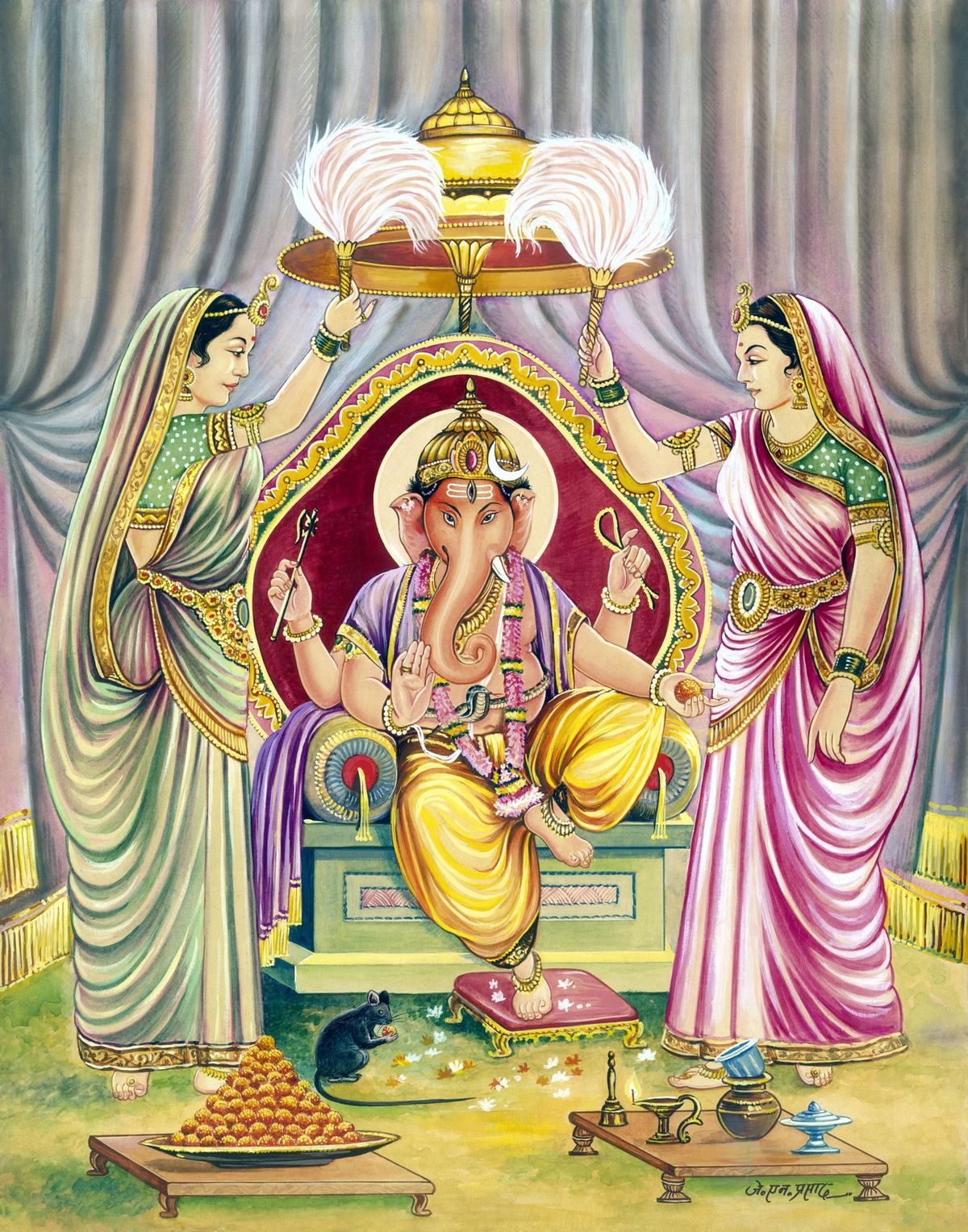 Wallpaper Image for 'गणेश महिम्न स्तोत्र, बुद्धि, ज्ञान, समृद्धि दायक गणपति स्तुति - Ganesha Mahimna Stotram Sanskrit Lyrics, Ganapati Stuti To Remove Obstacles'