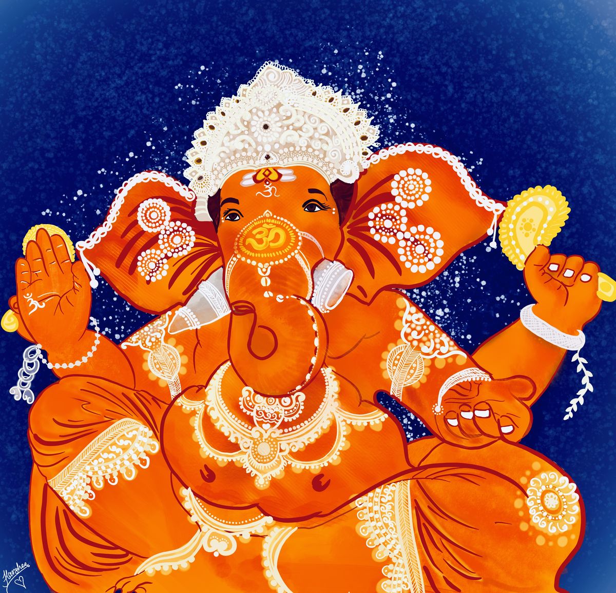 Wallpaper Image for 'गणपति तालम - Ganapati Talam Stotram Sanskrit Lyrics'