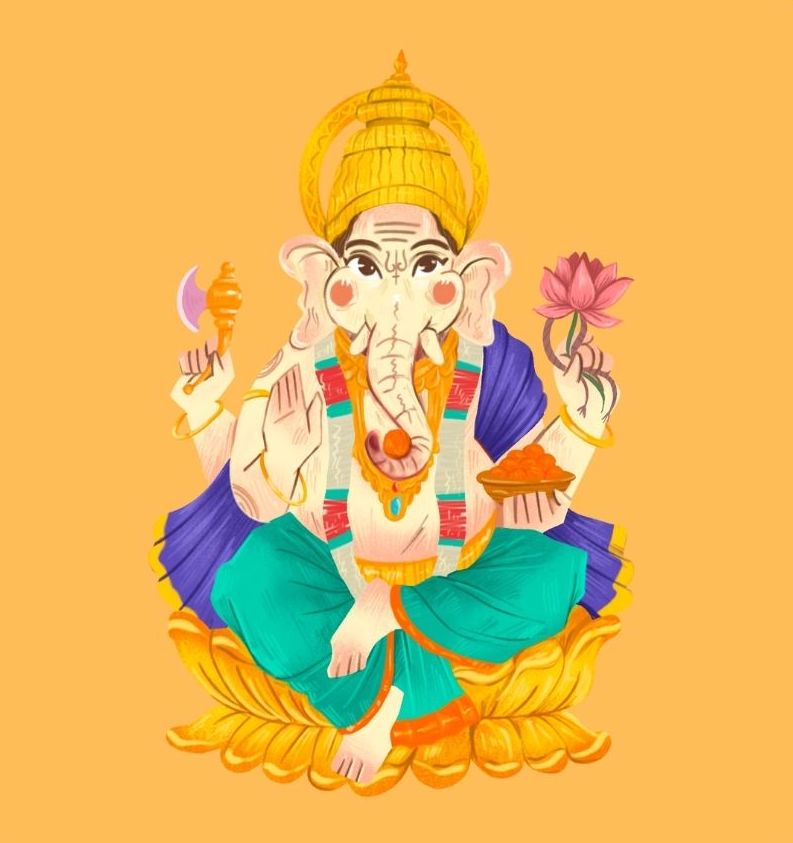 (१०८ नाम) गणेश अष्टोत्तर शतनामावली - 108 Names Ganapati Ashtottara Shatanamavali Sanskrit Lyrics