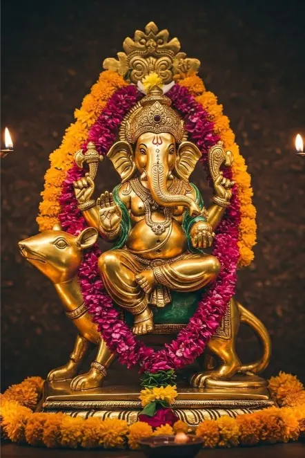 Wallpaper Image for 'गणपति चालीसा पाठ हिन्दी में - Shri Ganesha Chalisa Paath Hindi Lyrics'