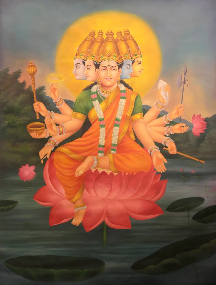 Wallpaper Image for 'गायत्री अथर्वशीर्ष स्तोत्र | Shri Gayatri Mata Atharvashirsham Stotram Sanskrit Lyrics'