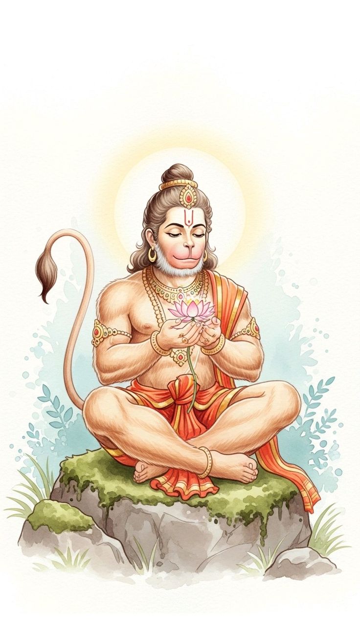 हनुमान चालीसा संस्कृत में - Hanuman Chalisa Sanskrit Lyrics