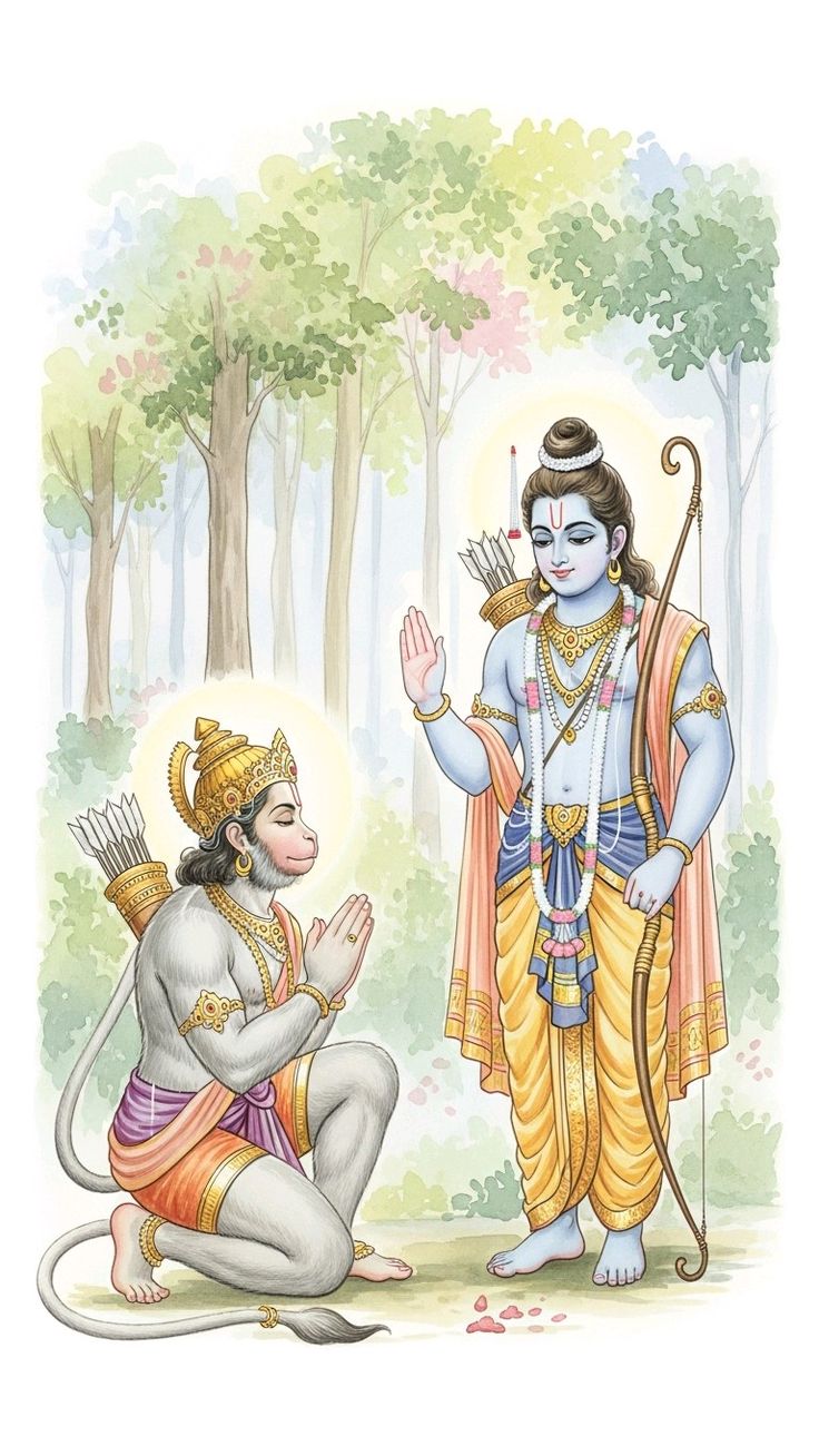 Wallpaper Image for 'हनुमान साठिका हिन्दी में - Hanuman Sathika Hindi Lyrics'