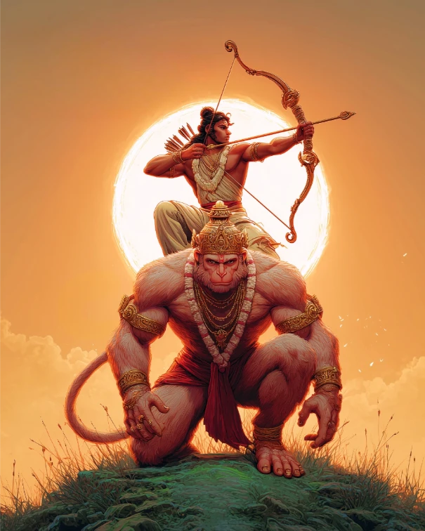 Wallpaper Image for 'रामदूत आञ्जनेय स्तोत्र - Shri Ramadoota Anjaneya Stotram Sanskrit Lyrics'