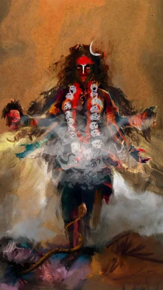 Wallpaper Image for 'काली चालीसा शत्रु नाशक पाठ हिन्दी में - Kali Maa Chalisa Complete Paath Hindi Lyrics, Wish-Fullfilling Aarti of Devi Mahakali'