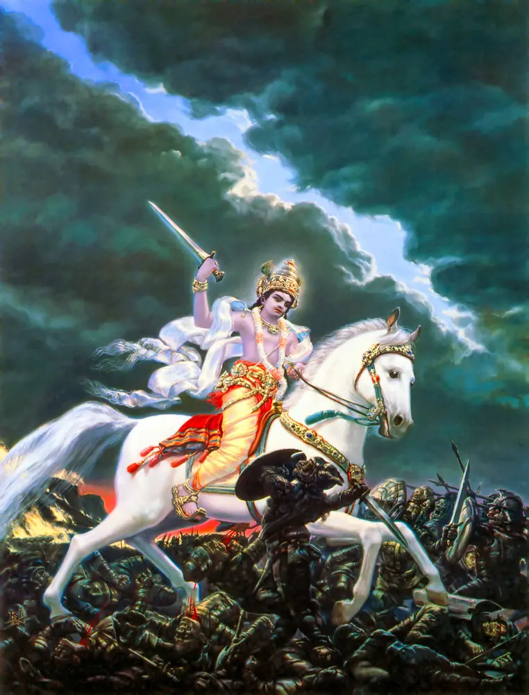 कल्कि स्तोत्र (भगवान विष्णु के दसवे अवतार) - Kalki Stotram Sanskrit Lyrics in Kalki Purana (Lord Vishnu's 10th Avatar)