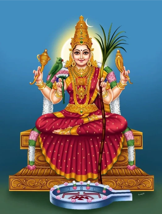 कामाक्षी स्तोत्र - Kanchi Kamakshi Stotram Sanskrit Lyrics by Adi Shankaracharya