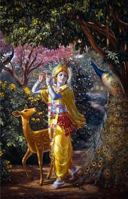 Wallpaper Image for 'कृष्ण चालीसा पाठ (जय यदुनन्दन) हिन्दी में - Krishna Chalisa Paath Hindi Lyrics'