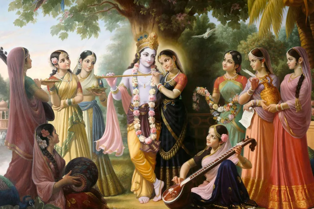 कृष्णं कलय सखि - Krishnam Kalaya Sakhi Sanskrit Lyrics