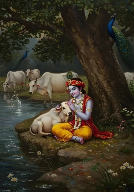 कृष्ण कवच स्तोत्र (त्रैलोक्य मंगल कवच) - Krishna Kavach Stotram (Trailokya Mangal Kavach) Sanskrit Lyrics