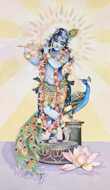 Wallpaper Image for 'मधुराष्टकम स्तोत्र (अधरम मधुरम वदनम मधुरम) - Madhurashtakam (Adharam Madhuram) Stotra Sanskrit Lyrics'