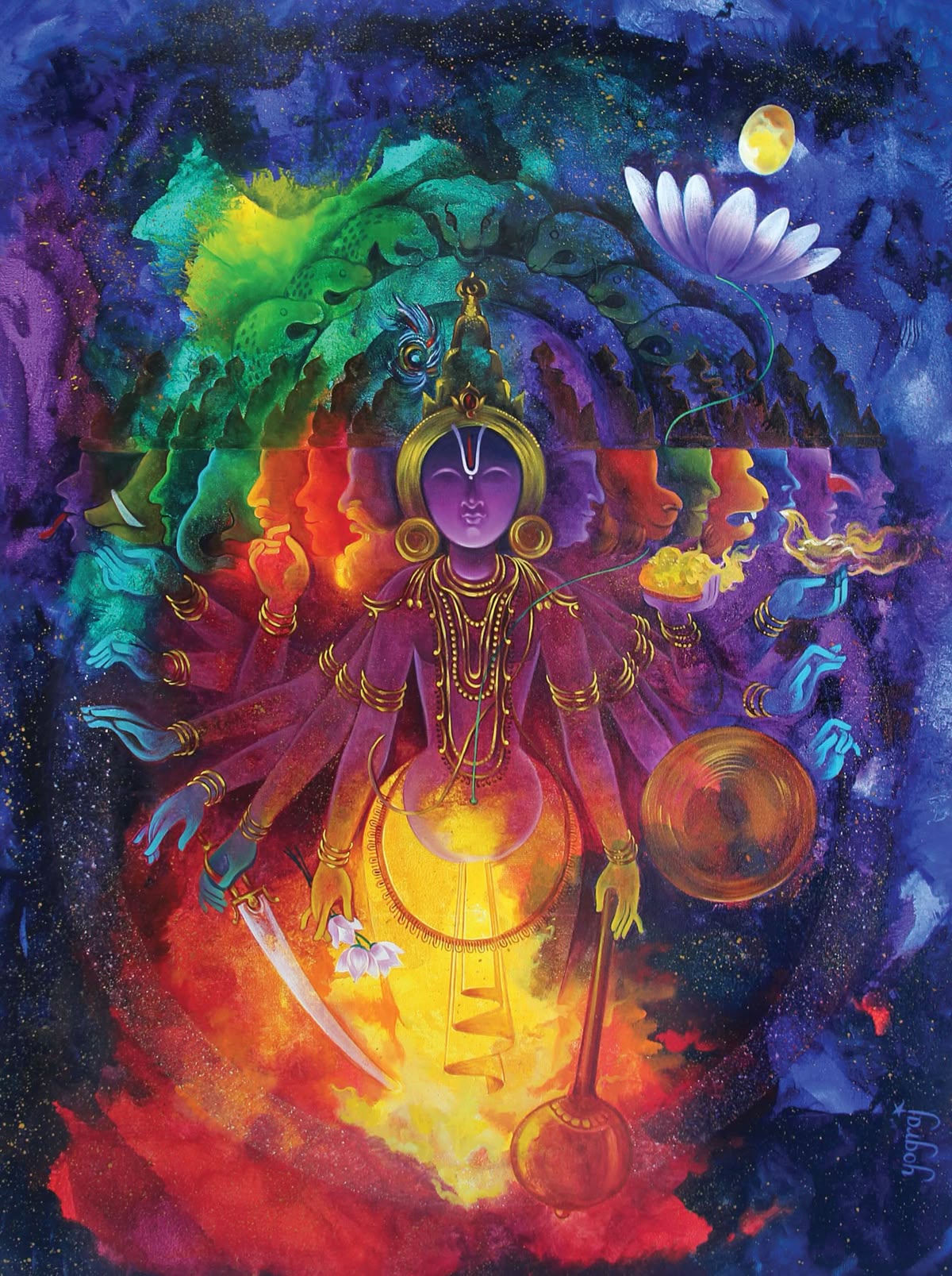 24 Krishna Names (Chaturvinshati Namavali) 60 Sec Sanskrit & English Word Search Puzzle Game