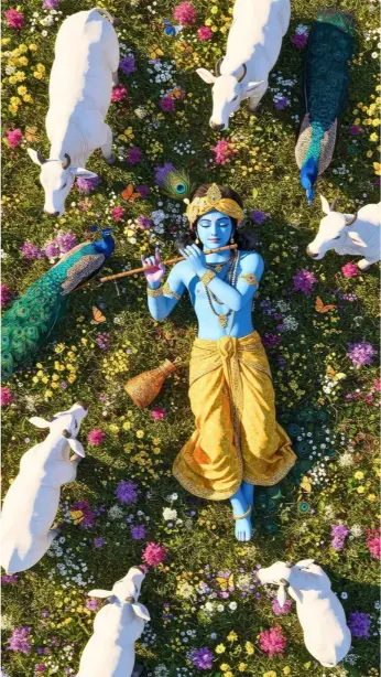 Wallpaper Image for 'गोपाल कृष्ण चालीसा पाठ हिन्दी में - Gopala Krishna Chalisa Paath Hindi Lyrics'