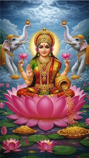 लक्ष्मी सहस्त्रनाम स्तोत्र (महालक्ष्मी जी के १००० नाम) - Lakshmi Sahasranama Stotram (1000 Names of Devi Mahalakshmi) Sanskrit Lyrics