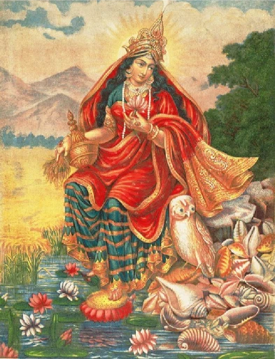 Wallpaper Image for 'लक्ष्मी सूक्तं संपूर्ण पाठ - Shri Lakshmi Suktam Path Sanskrit Lyrics'