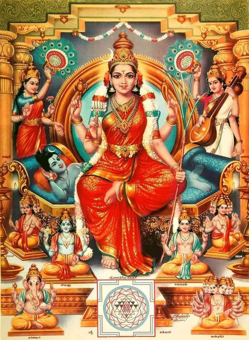 Shri Lalita Pratah Stotram Panchakam with Meaning