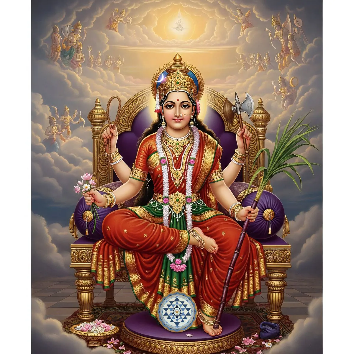 ललिता सहस्त्रनाम नामावली (देवी त्रिपुर सुंदरी के १००० नाम) - Lalita Sahasranamavali (1000 Names of Devi Tripura Sundari) Sanskrit Lyrics
