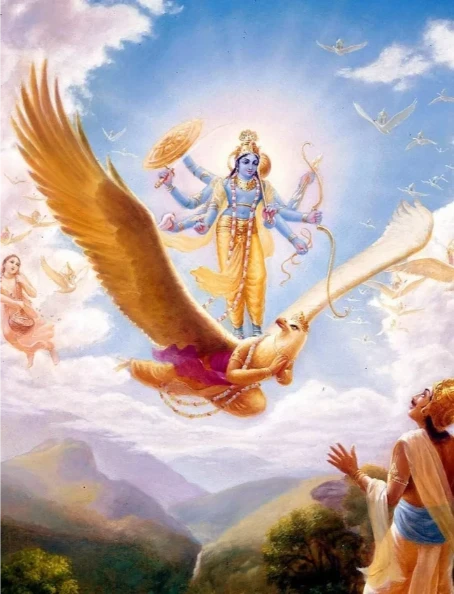 महा विष्णु स्तोत्र (गरुड गमन तव चरण कमल) - Maha Vishnu Stotra (Garuda Gaman Tava Charana Kamalamiha) Sanskrit Lyrics