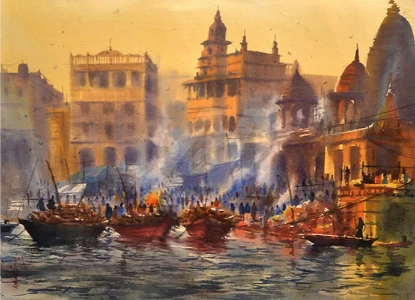 Wallpaper Image for 'मणिकर्णिका अष्टकम स्तोत्र (आदि शंकराचार्य कृत) - Manikarnika Ashtakam Stotra Sanskrit Lyrics'