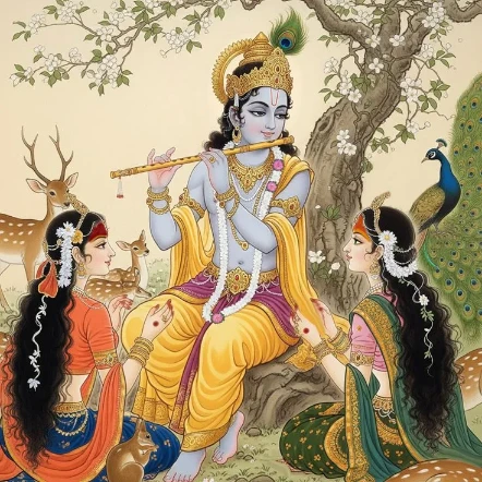 Wallpaper Image for 'मुरारि पंच रत्न स्तोत्र (श्री कृष्ण चरण कमल स्तुति) - Worship Krishna's Feet With Murari Pancharatnam Stotra Sanskrit Lyrics'