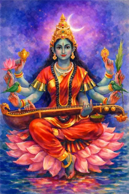 नील सरस्वती स्तोत्र - Shri Neela Saraswati Stotram Sanskrit Lyrics