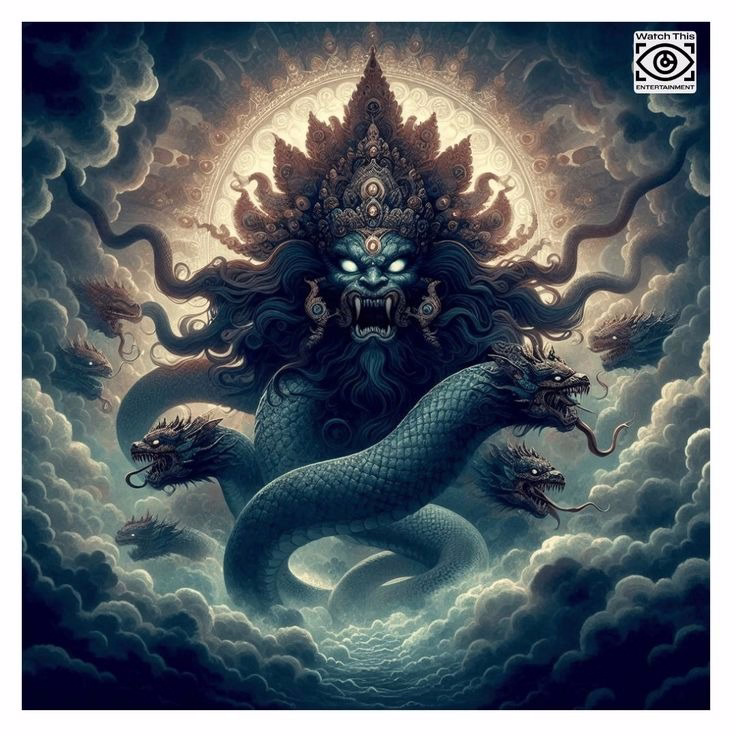 108 Names of North Node - Rahu Ashtottara Shatanamavali with Meaning