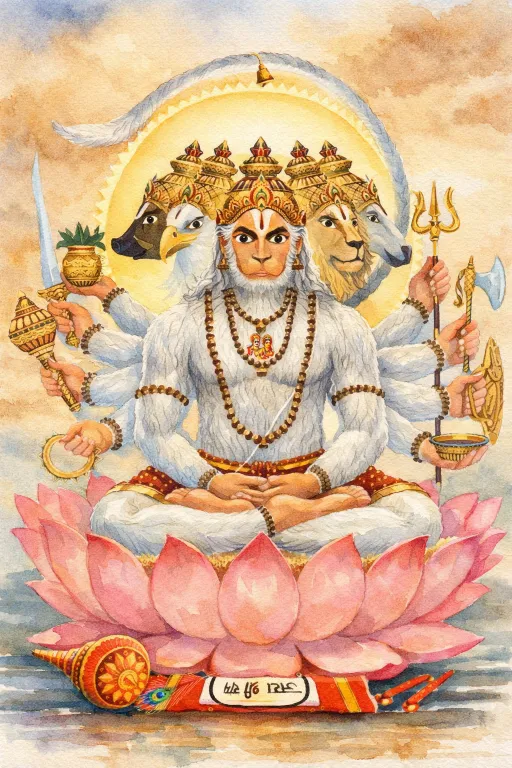 पंचमुखी हनुमान चालीसा - Panchmukhi Hanuman Chalisa Hindi Lyrics