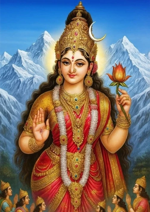 Wallpaper Image for 'पार्वती स्तोत्र - Maa Parvati Stotra Sanskrit Lyrics'