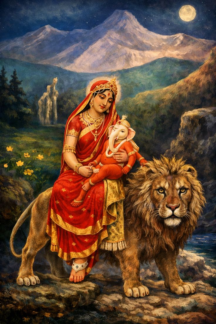 Parvati Ashtottara Shatanama Stotram (108 Names) Sanskrit Lyrics – श्री पार्वती अष्टोत्तरशतनाम स्तोत्र (१०८ नाम)