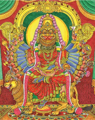 प्रत्यंगिरा अष्टोत्तर शतनामावली (देवी प्रत्यंगिरा के १०८ नाम) - 108 Names Devi Pratyangira Ashtottara Shatanamavali Sanskrit Lyrics