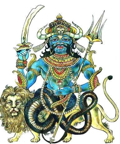 Rahu Kavacham Stotram (राहु कवच स्तोत्र एवं फलश्रुति) Sanskrit Lyrics - North Node of Moon Stotra For Protection