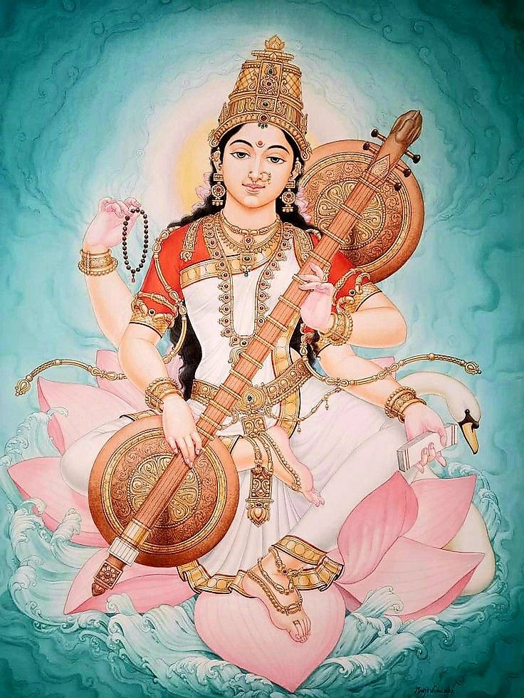 12 Names of Saraswati Mata (माँ सरस्वती के १२ नाम)