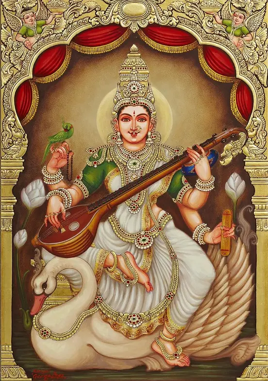 Wallpaper Image for 'सरस्वती माता आरती हिन्दी में - Om Jai Saraswati Mata Aarti Hindi Lyrics'