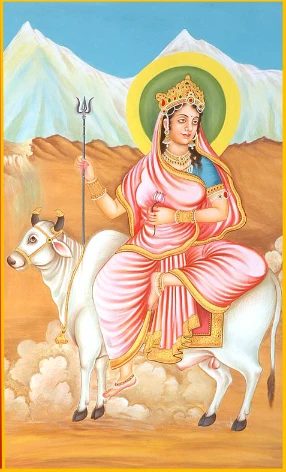 शैलपुत्री माता मंत्र, आरती, कवच स्तोत्र - Shailaputri Devi Mantra, Aarti, Kavach, Stotra Sanskrit Lyrics