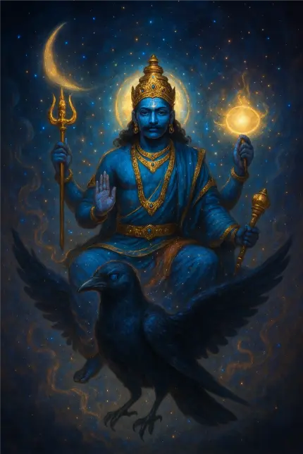 Wallpaper Image for 'दशरथ कृत शनि स्तोत्र पाठ - Shani Stotra Sanskrit Lyrics Powerful Saturn Remedy For Sade-Sati & Saturday Fasting'